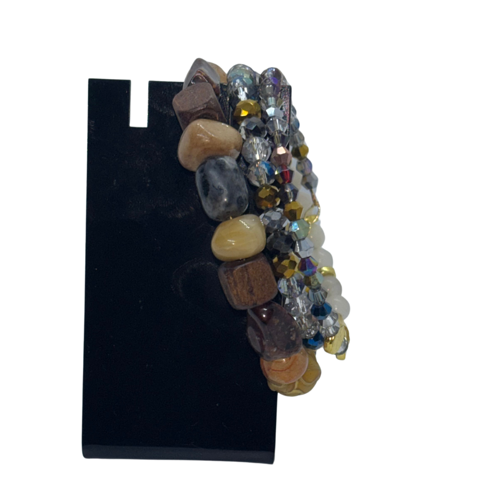 Boho Wrap Bead Bracelet – Handmade Stacking Bracelet for Women