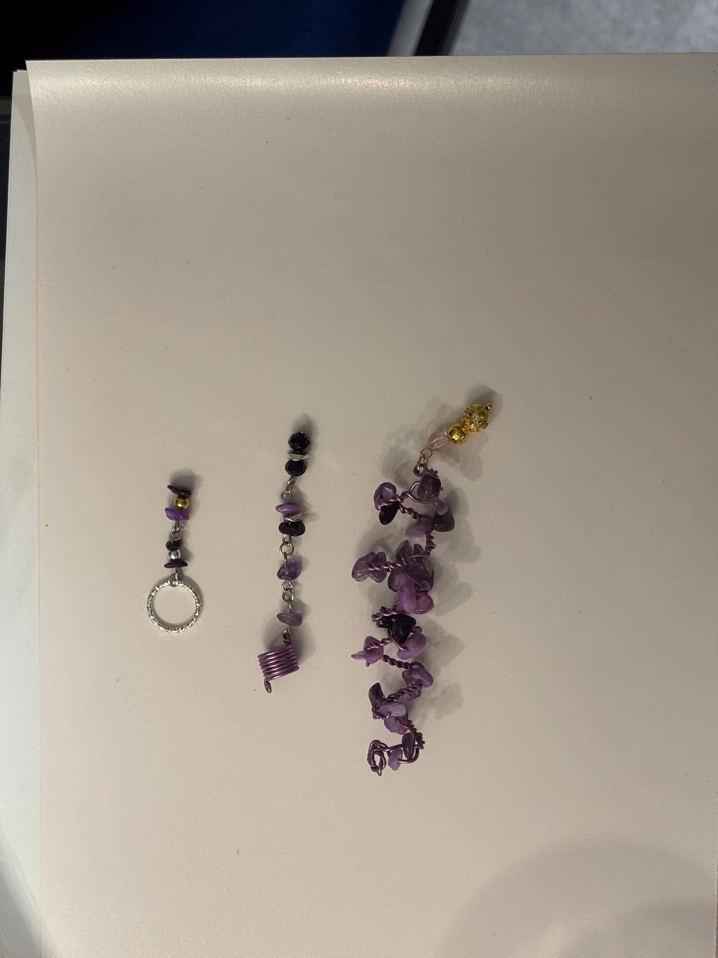 Loc Jewelry Purple Charm