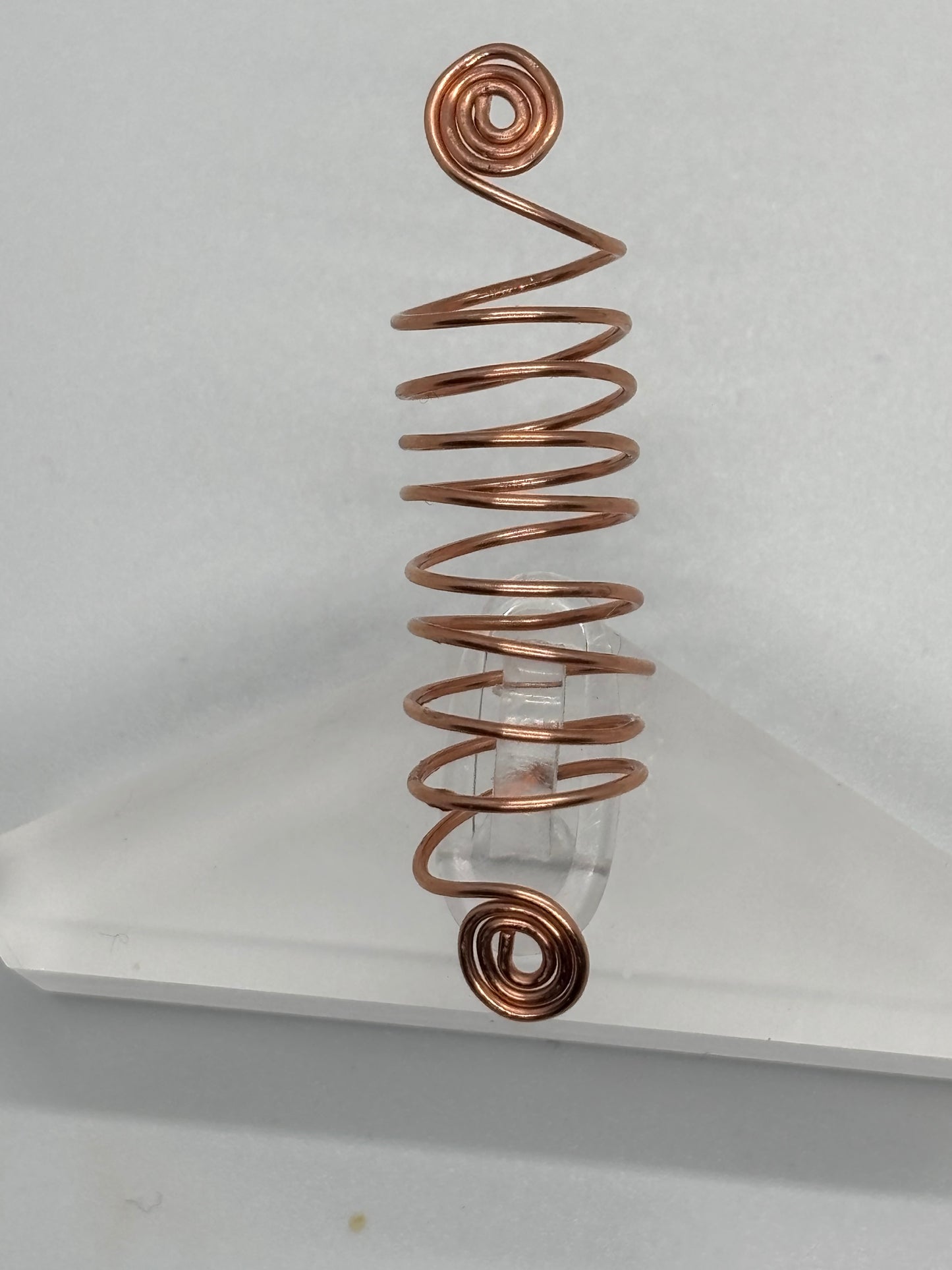 BlingN Handmade Copper Spiral Loc Cuffs | Set of 5