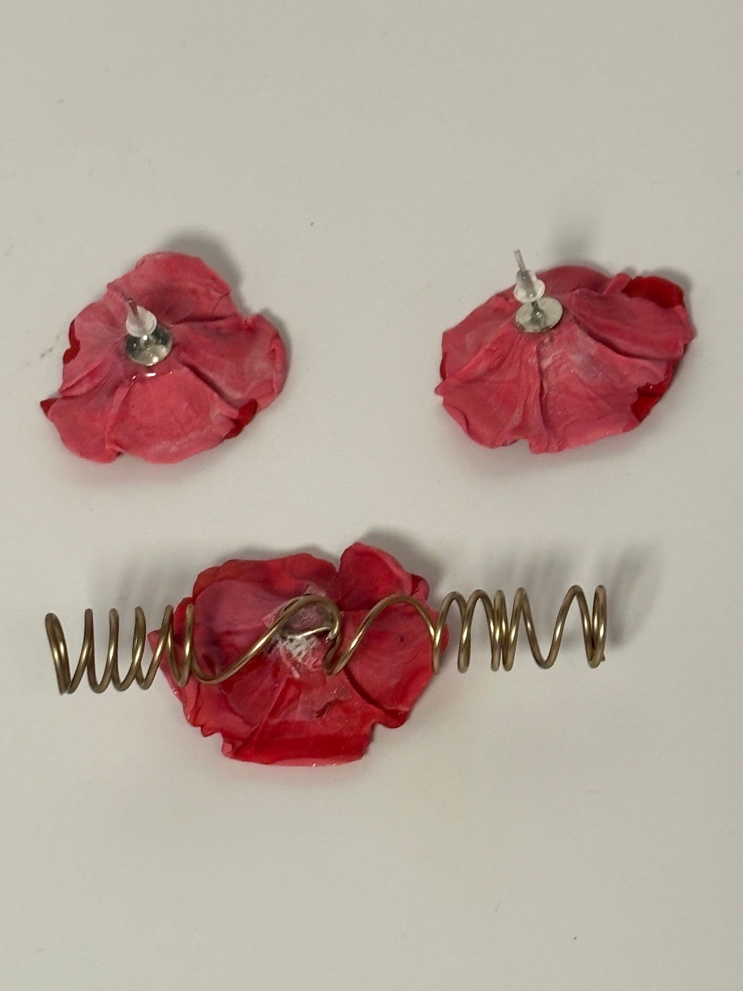 Pink Red Dreadlock Set