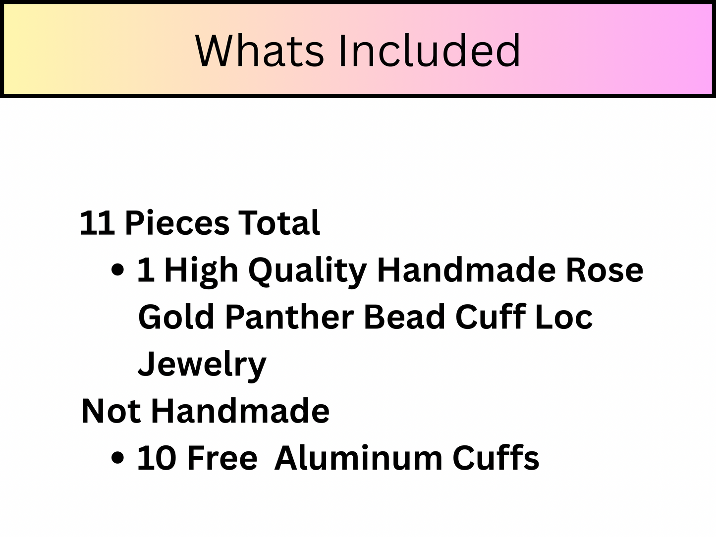 Panther Loc Jewelry piece for men and women