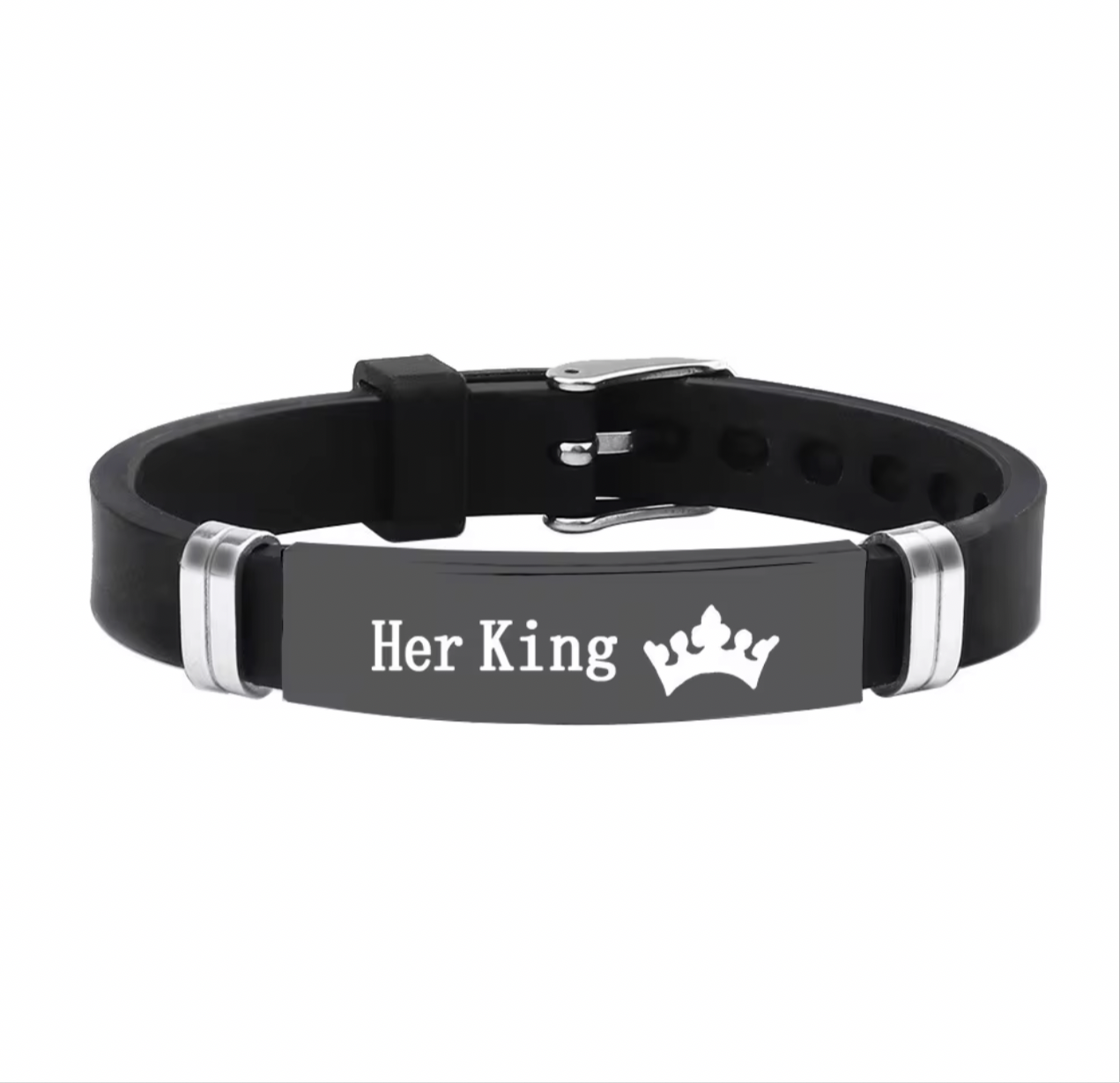 Her King and His Queen Couple Bracelets