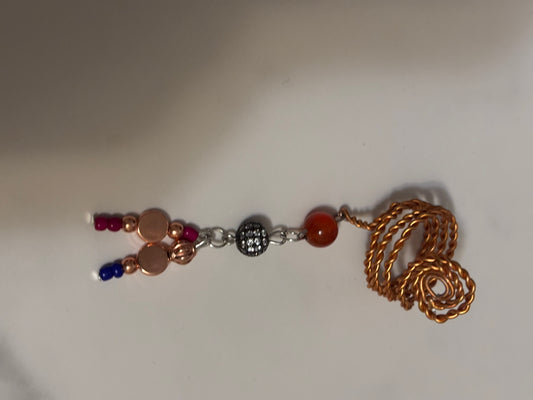 Copper Colored Loc Jewelry Hair Accessories