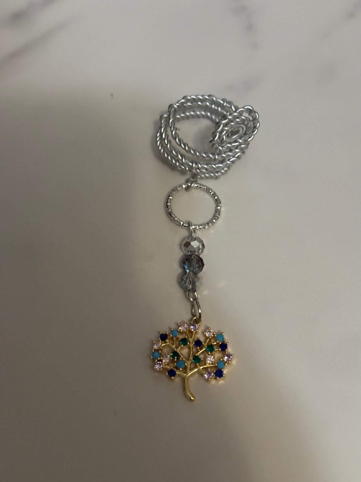 Luxury Tree Charm Hair Jewelry Locs Hair Accessories