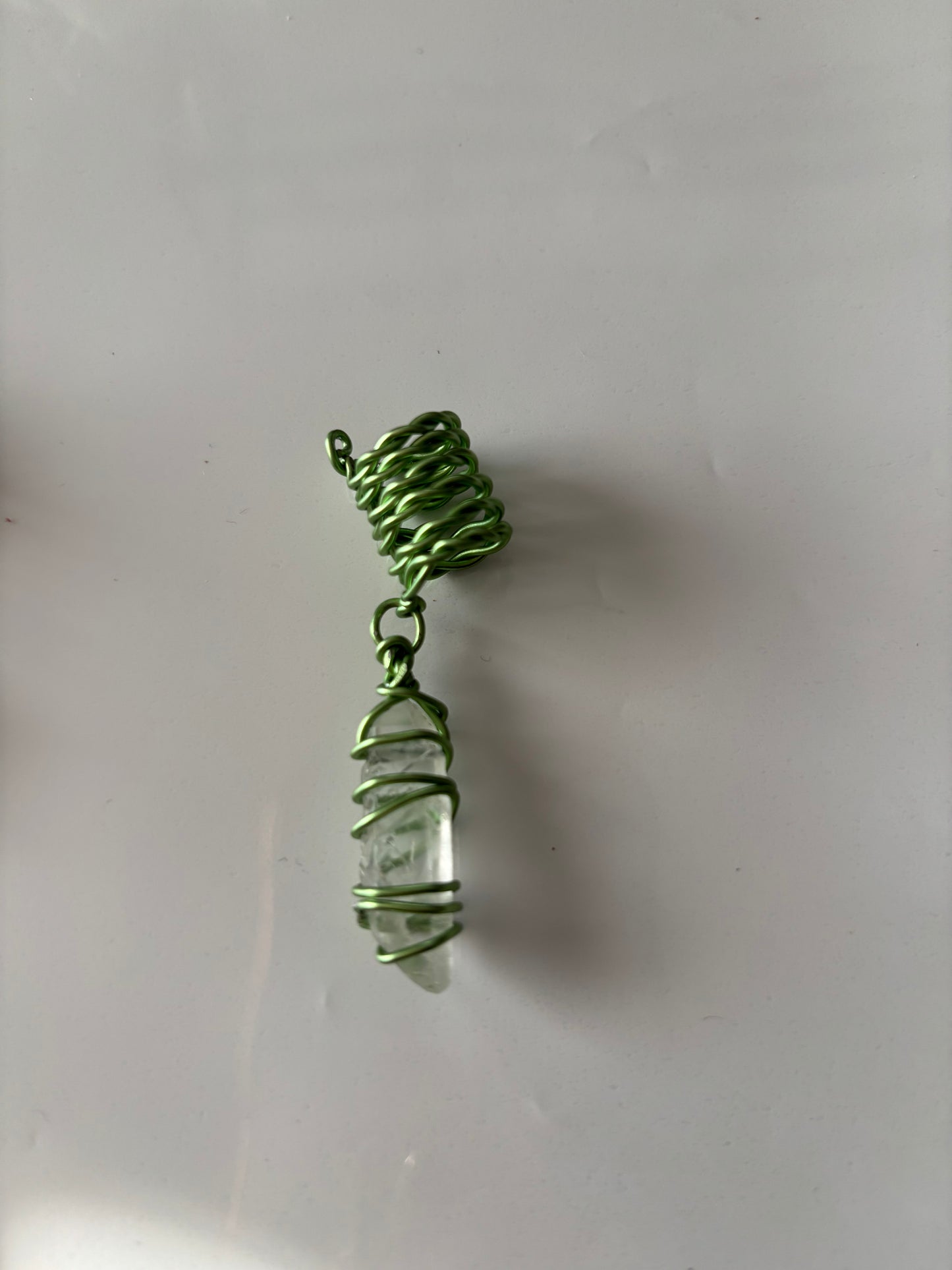 3 Piece Green Crystal and Bead set