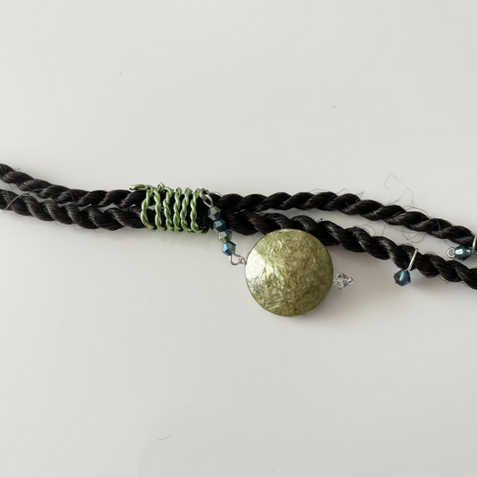 Emerald Trio | One-of-a-Kind Crystal Loc Jewelry Set