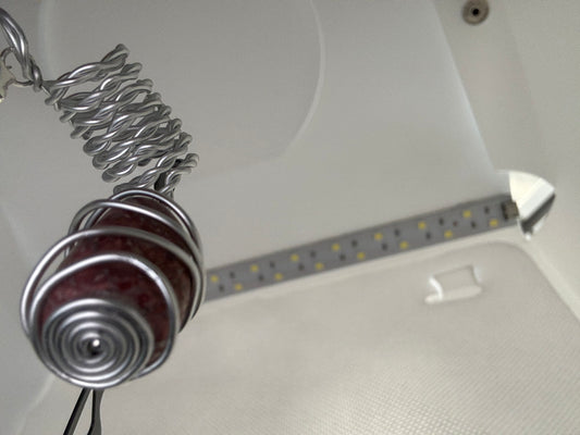 2 piece Handmade Wire Wrapped Natural Stone Hair Jewelry for Dreadlocks Braids Twist