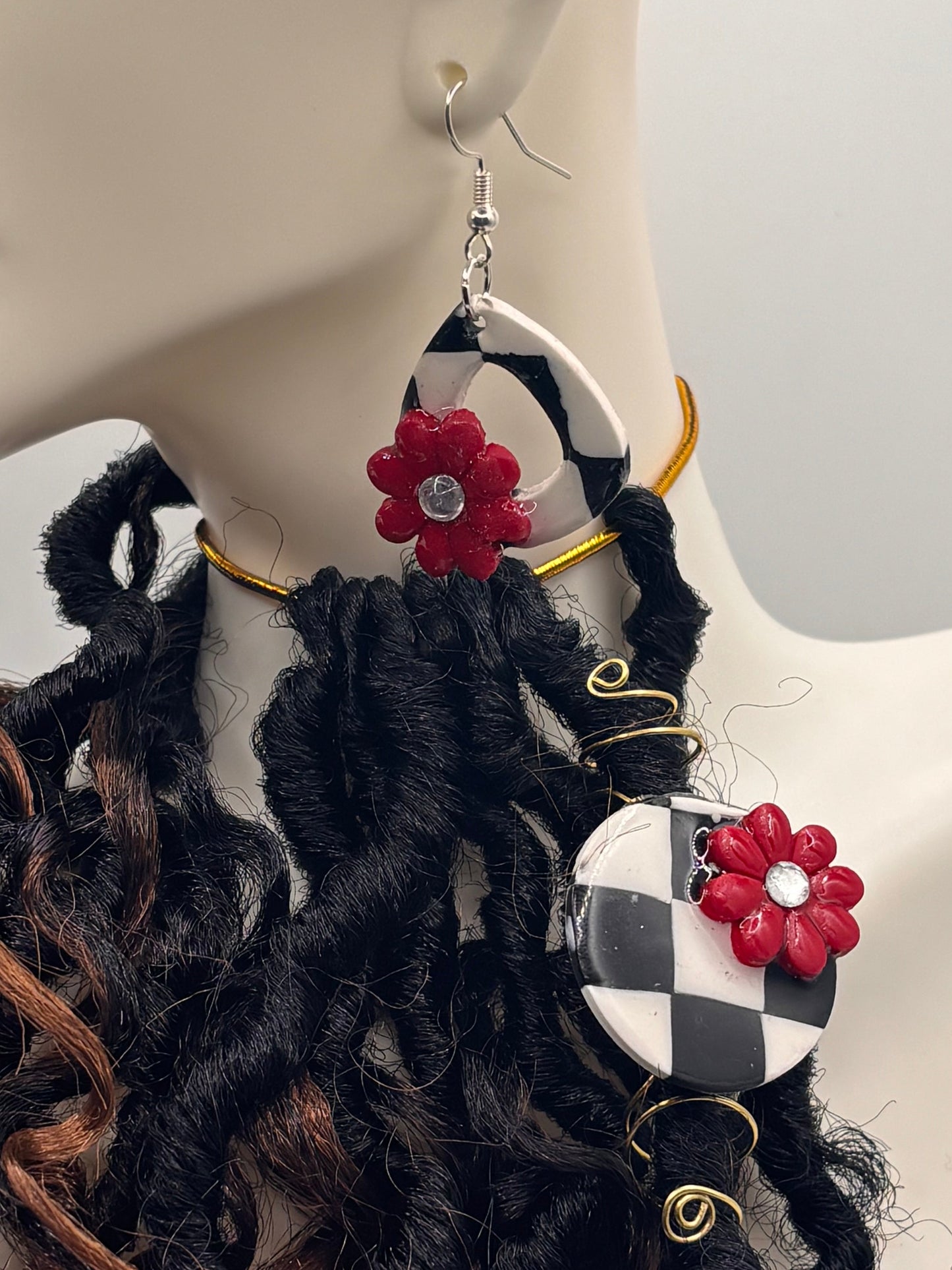 Checkered Dreadlock Coil