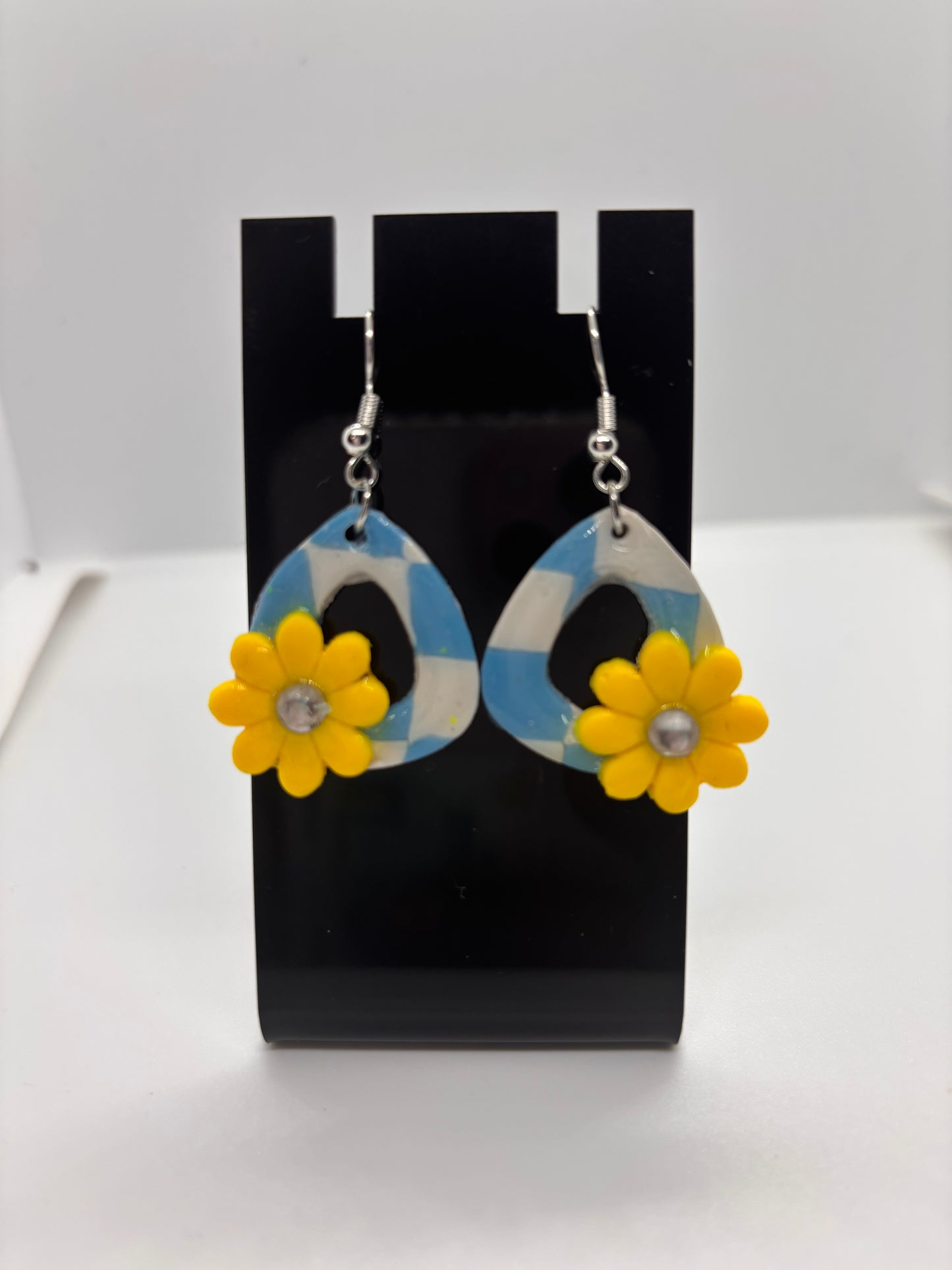 Springtime blue earrings