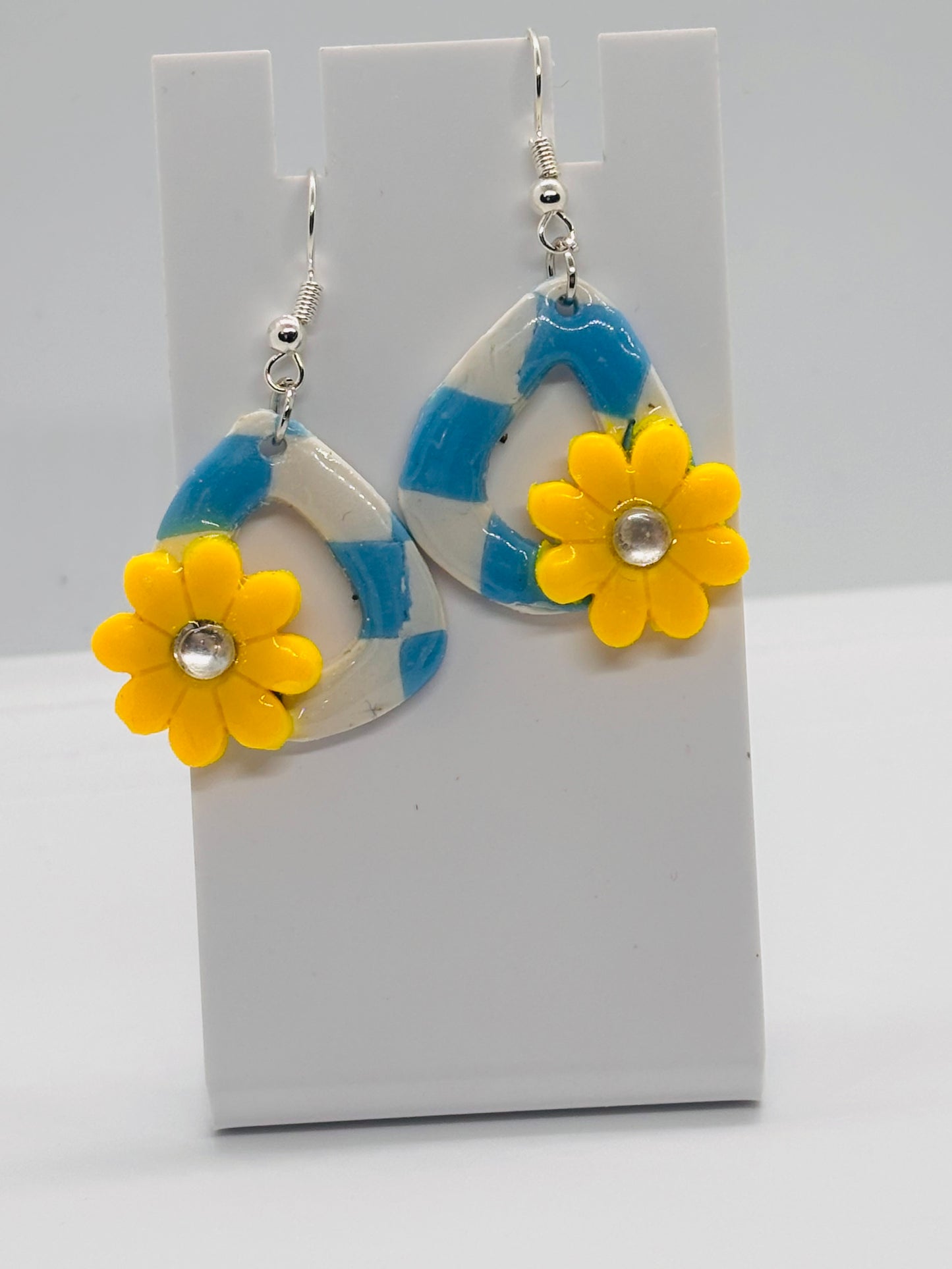 Springtime blue earrings