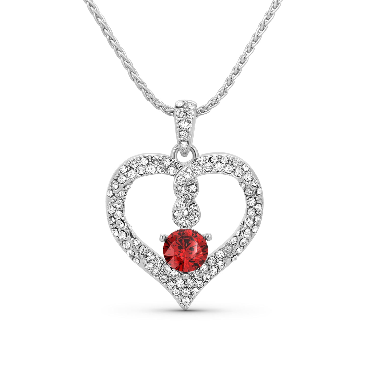 TRYNDI Infinity Birthstone Necklace